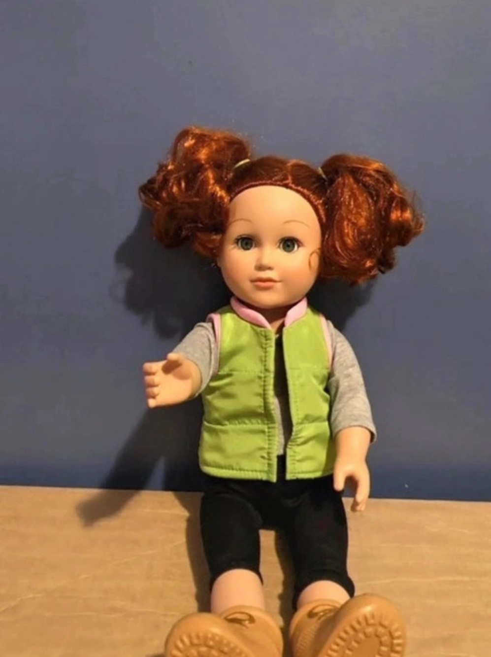 Journey Girls Kelsey 18-Inch Fashion Doll with Green Vest